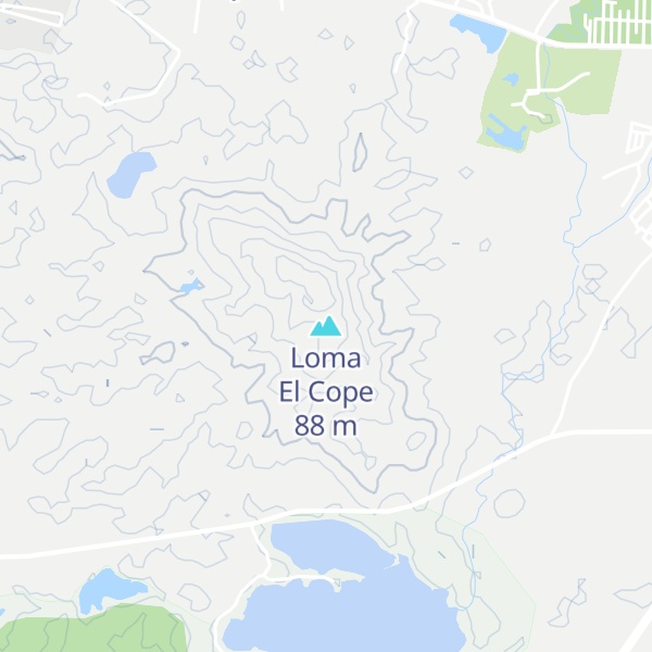 Map of Loma El Cope