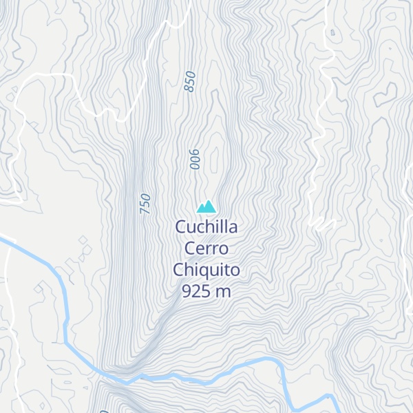 Map of Cuchilla Cerro Chiquito