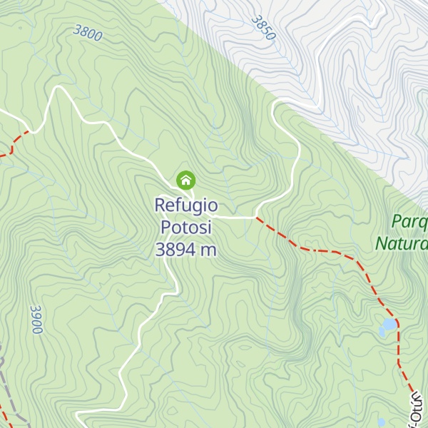 Map of Potosí
