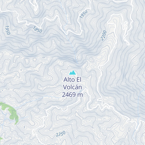 Map of Alto El Volcán