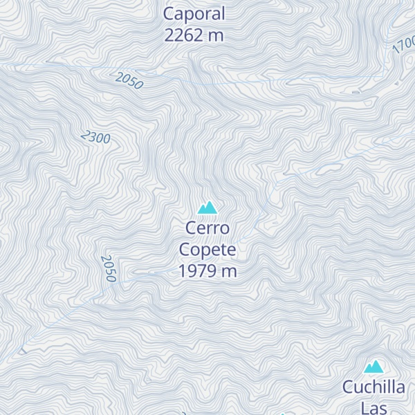 Map of Cerro Copete