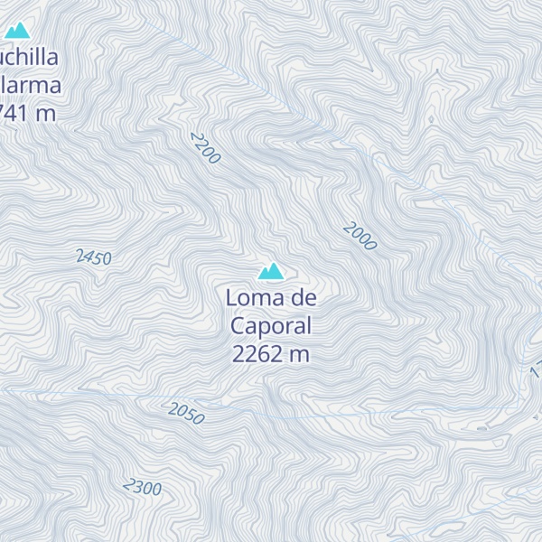 Map of Loma de Caporal