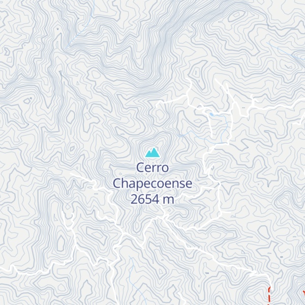 Map of Cerro Chapecoense