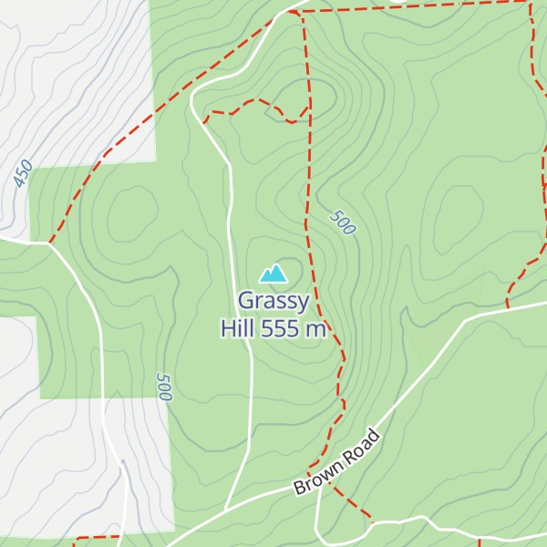 Map of Grassy Hill