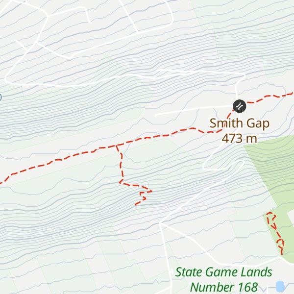 Map of Smiths Gap Benchmark