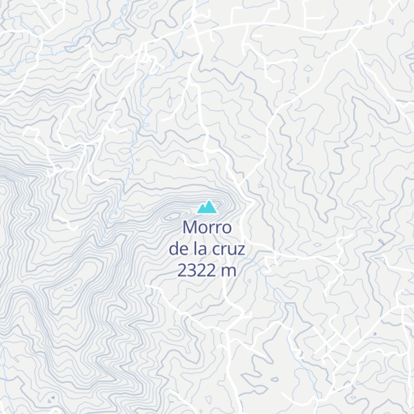 Map of Morro de la cruz