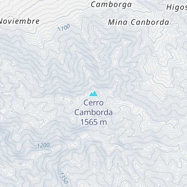 Map of Cerro Camborda