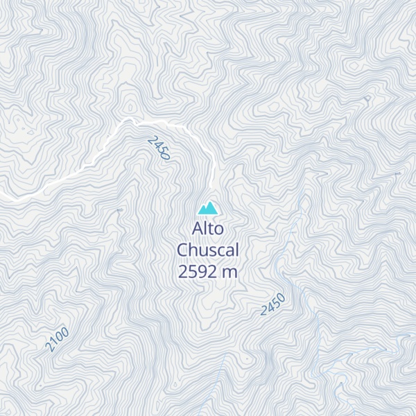 Map of Alto Chuscal
