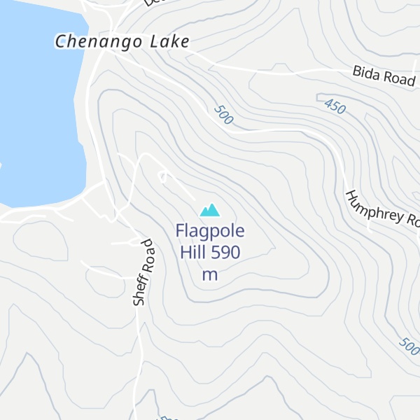 Map of Flagpole Hill