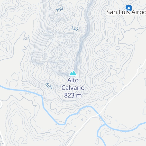 Map of Alto Calvario