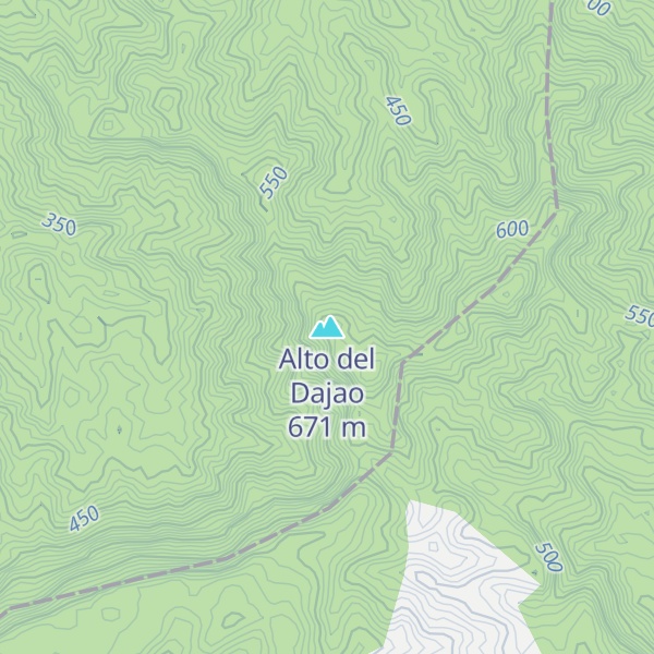 Map of Alto del Dajao