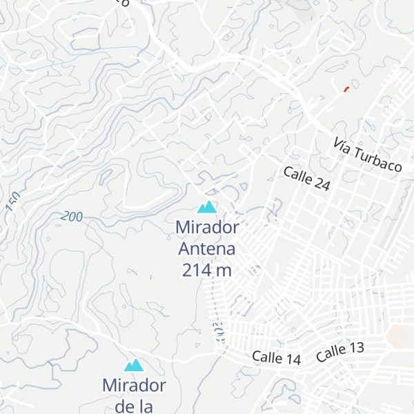 Map of Mirador Antena