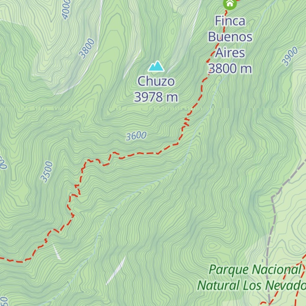 Map of Finca la Argentina