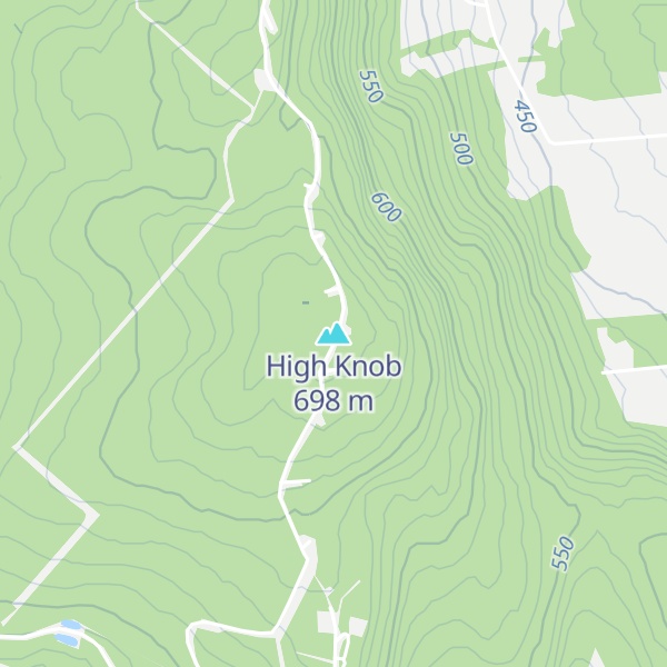 Map of High Knob