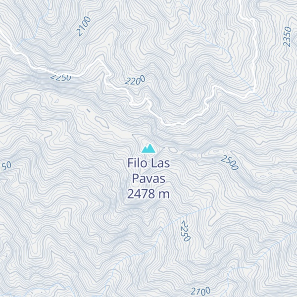 Map of Filo Las Pavas