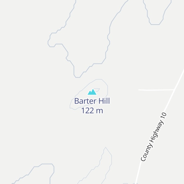 Map of Barter Hill