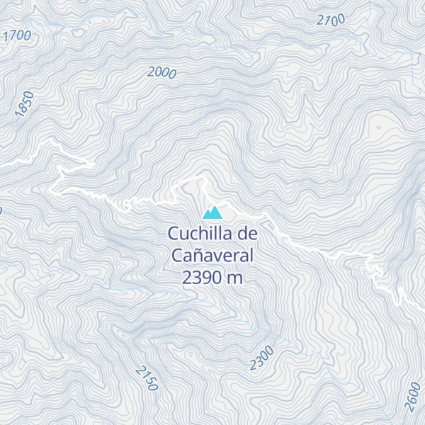 Map of Cuchilla de Cañaveral