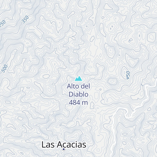 Map of Alto del Diablo