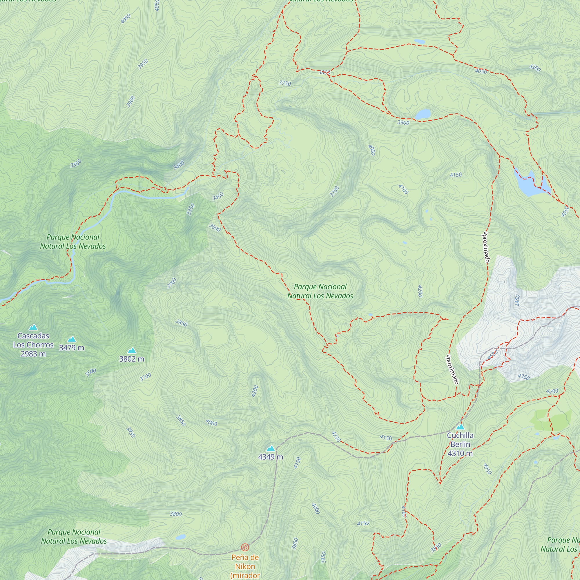 Finca Berlín map