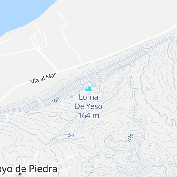 Map of Loma De Yeso