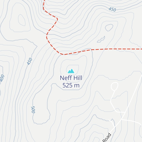 Map of Neff Hill