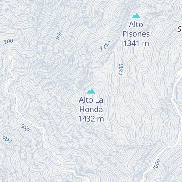 Map of Alto La Honda