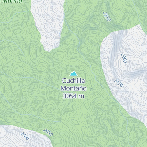 Map of Cuchilla Montaño