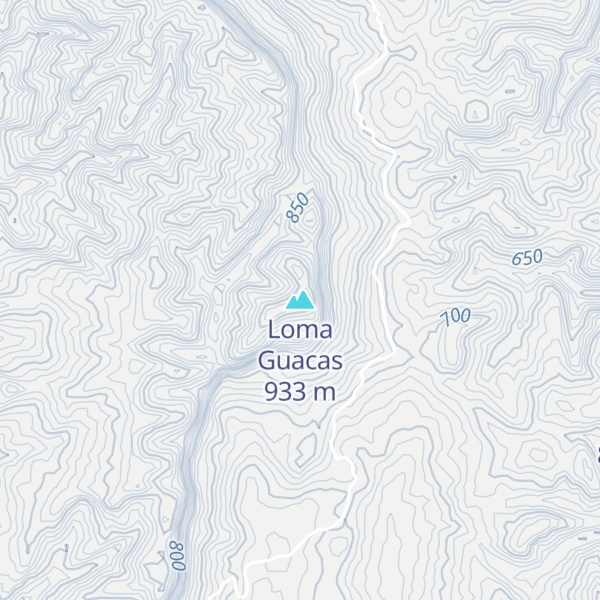 Map of Loma Guacas