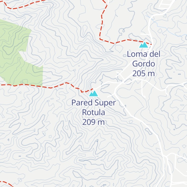 Map of Pared Super Rotula