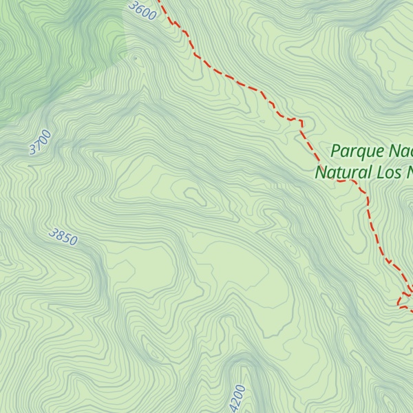 Map of Cuchilla El Aguila
