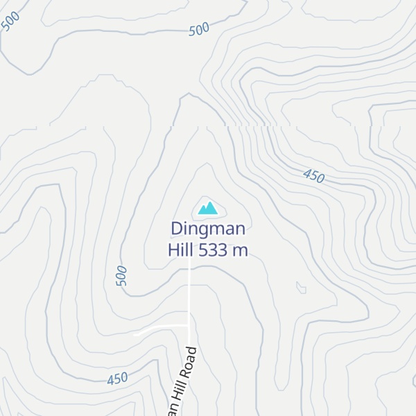 Map of Dingman Hill