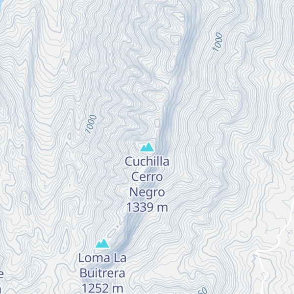 Map of Cuchilla Cerro Negro