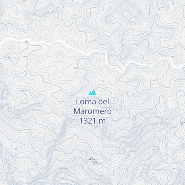 Map of Loma del Maromero