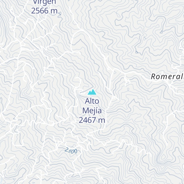 Map of Alto Mejía