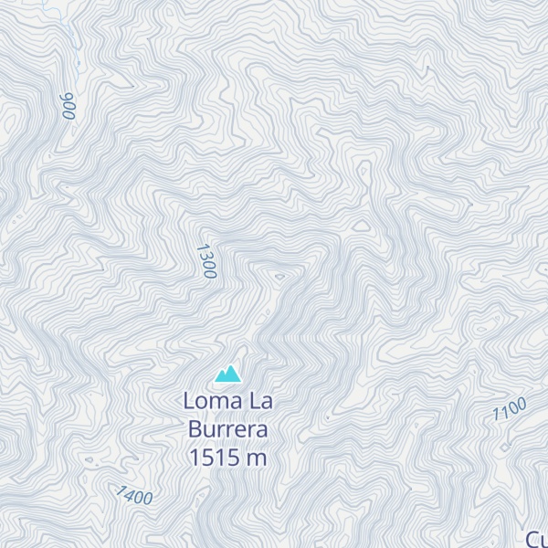 Map of Loma La Bultrera