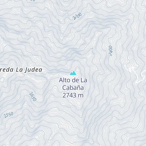 Map of Alto de La Cabaña