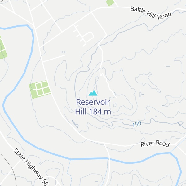 Map of Reservoir Hill