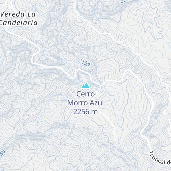 Map of Cerro Morro Azul