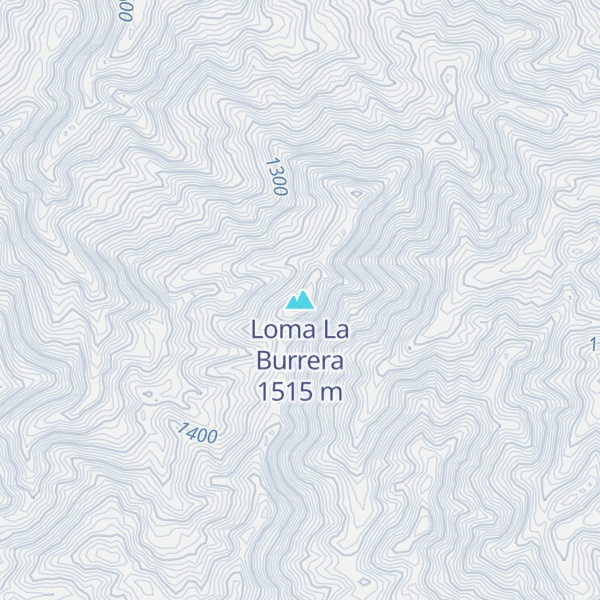 Map of Loma La Burrera