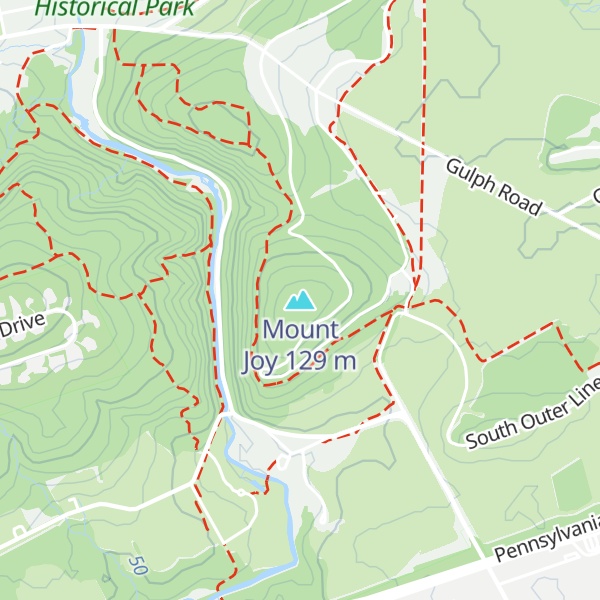 Map of Mount Joy