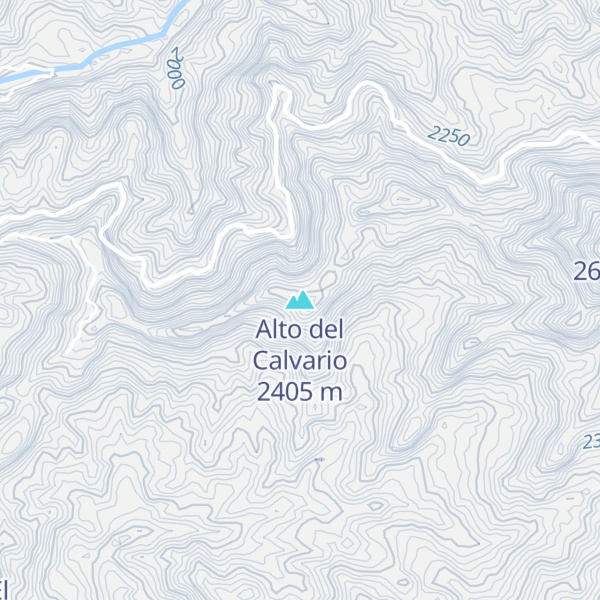 Map of Alto del Calvario