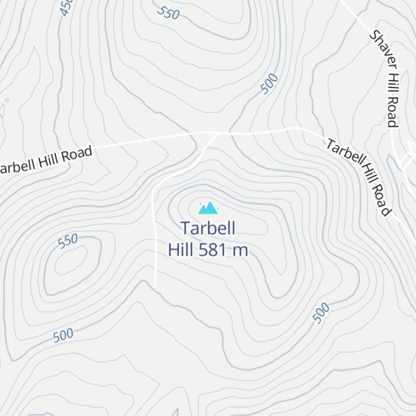 Map of Tarbell Hill