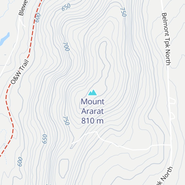 Map of Mount Ararat