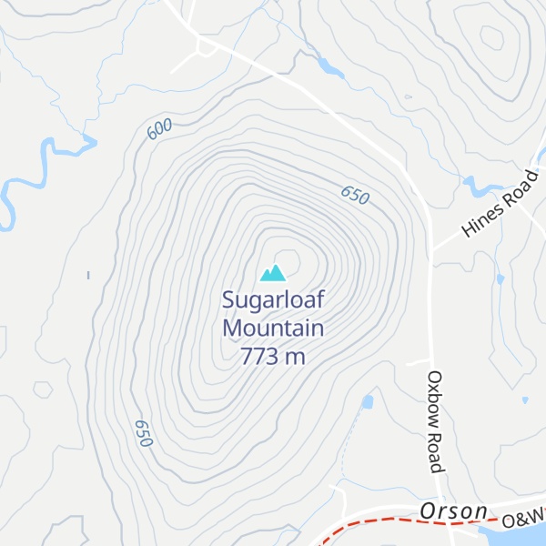 Map of Sugarloaf Mountain