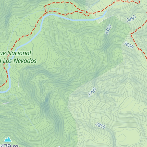 Map of Cuchilla Media Luna