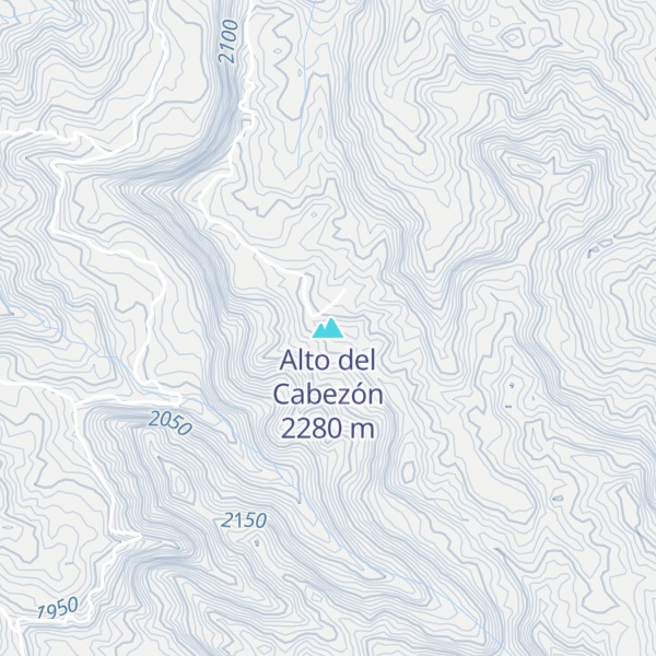 Map of Alto del Cabezón