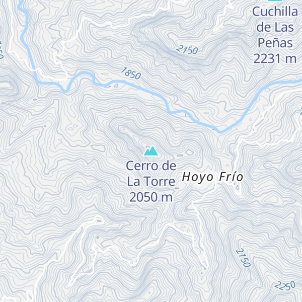 Map of Cerro de La Torre