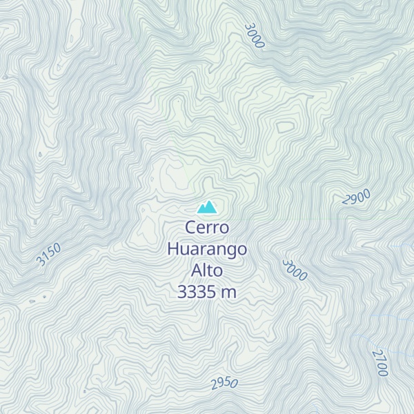 Map of Cerro Huarango Alto