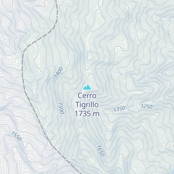 Map of Cerro Tigrillo