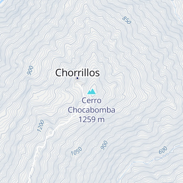 Map of Cerro Chocabomba